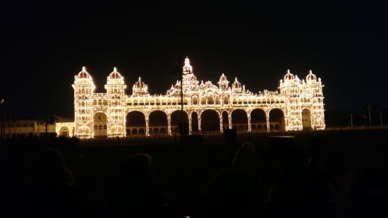 Illuminated Mysore Palace